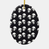 Skull Print Keramisch Ornament (Voorkant)