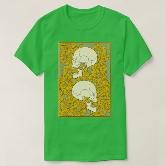 Skull-profiel T-shirt (Design voorkant)