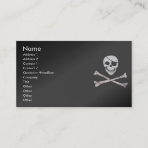 Skull-profielkaart Visitekaartje