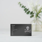 Skull-profielkaart Visitekaartje (Staand voorkant)