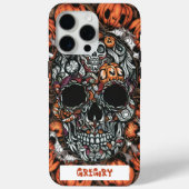 Skull & Pumpkin iPhone Case (Achterkant)