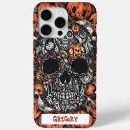 Skull & Pumpkin iPhone Case