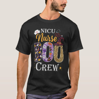 Skull Pumpkin Witch Candy Corn Halloween NICU Nurs T-shirt