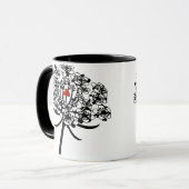 Skull Queen Anne's Lace Mok (Voorkant links)