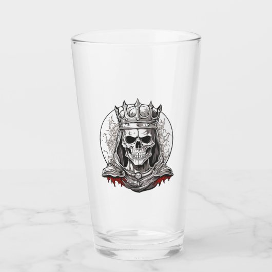 SKULL QUEEN GLAS (Voorkant)