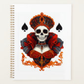 Skull Queen of Spades Planner (Voorkant)