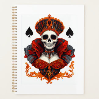 Skull Queen of Spades Planner
