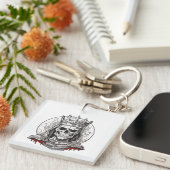 SKULL QUEEN SLEUTELHANGER (Voorkant Rechts)