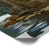 Skull Raven Sepulcher Witchy AI Art Matte Value Poster (Hoek)