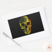 Skull Rechthoekige Sticker (Envelop)