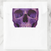 Skull Rechthoekige Sticker (Tas)