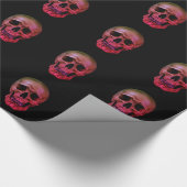 Skull Red Black Cadeaupapier (Hoek)