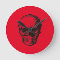 Skull Red Pop Art