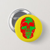 Skull RGY Ronde Button 5,7 Cm (Voorkant /achterkant)