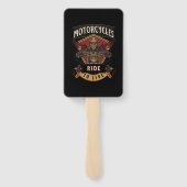 Skull Ride Motorcycles, Ride To Live  Handwaaier (Achterkant)
