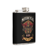 Skull Ride Motorcycles, Ride To Live  Heupfles (Rechts)