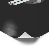Skull Rider Motorcycle Community Sign Perfect Poster (Hoek)
