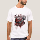 Skull-rider-motorcycle-tshirt-design T-shirt (Voorkant)