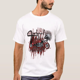 Skull-rider-motorcycle-tshirt-design T-shirt