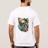 Skull-rider-motorcycle-tshirt-design T-shirt (Achterkant)