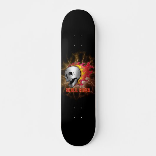 Skull Rider Persoonlijk Skateboard (Voorkant)