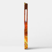 SKULL RIDERS Gele Oranje fractale cirkels Case-Mate iPhone Case (Achterkant / Links)