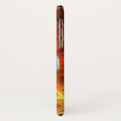 SKULL RIDERS Gele Oranje fractale cirkels Case-Mate iPhone Case (Achterkant/links)