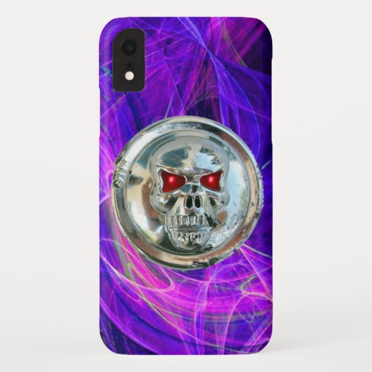 SKULL RIDERS Roze Blauwe Paarse Fractale cirkels Case-Mate iPhone Case (Achterkant)
