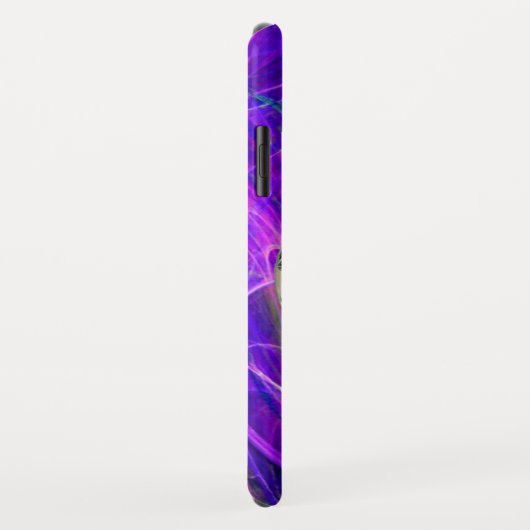 SKULL RIDERS Roze Blauwe Paarse Fractale cirkels Case-Mate iPhone Case (Achterkant/rechts)