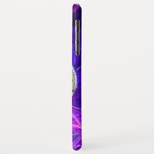 SKULL RIDERS Roze Blauwe Paarse Fractale cirkels Case-Mate iPhone Case (Achterkant/links)