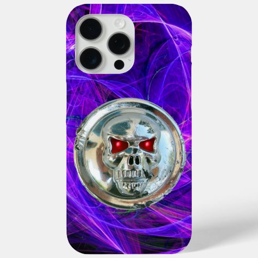 SKULL RIDERS Roze Blauwe Paarse Fractale cirkels Case-Mate iPhone Case (Achterkant)