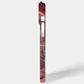 SKULL RIDERS Roze metalen grijze ronde cirkels Case-Mate iPhone Case (Achterkant / Links)