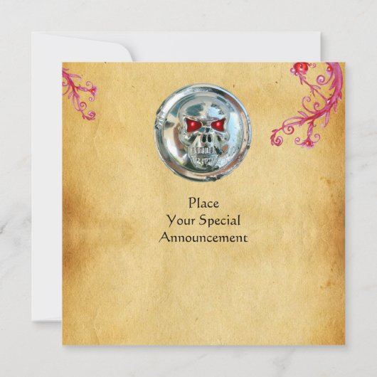 SKULL RIDERS sapphire Kaart (Achterkant)