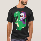 Skull Riding T Rey Cool Dino Halloween Co T-shirt (Voorkant)