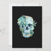 Skull RIP 20s 30th Birthday Death to my Twenties Kaart (Achterkant)