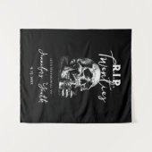 Skull RIP Twenties 30e verjaardag Party Achtergron Wandkleed (Voorkant (horizontaal))