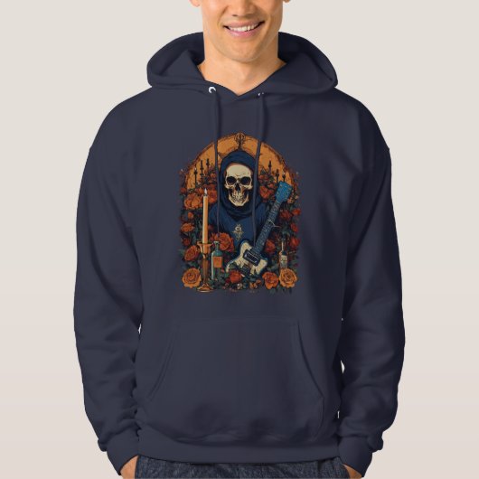 Skull Rock-embleem Hoodie (Voorkant)