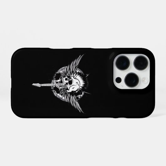 SKULL ROCK iPhone HOESJE (Achterkant horizontaal)