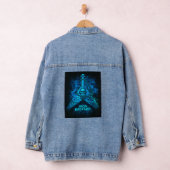 skull‑rock vibes denim jacket (Hangar)