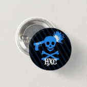 Skull Ronde Button 3,2 Cm (Voorkant /achterkant)