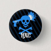 Skull Ronde Button 3,2 Cm (Voorkant)