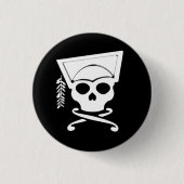 Skull Ronde Button 3,2 Cm (Voorkant)