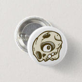 Skull Ronde Button 3,2 Cm (Voorkant /achterkant)