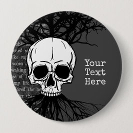 Skull Ronde Button 4,0 Cm
