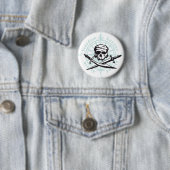 skull ronde button 5,7 cm (In situ)