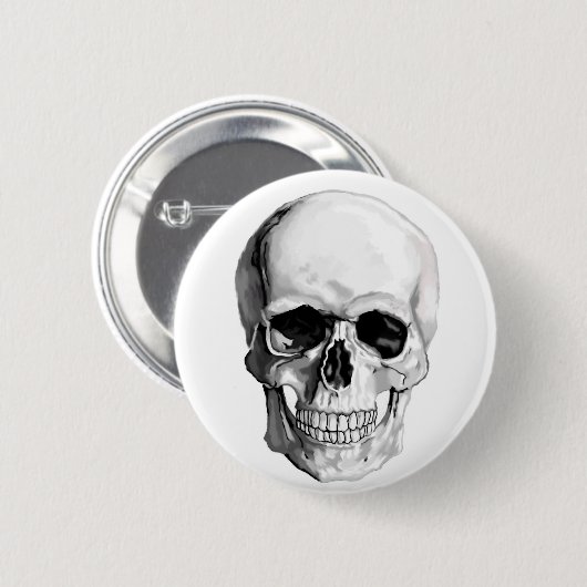 Skull Ronde Button 5,7 Cm (Voorkant /achterkant)