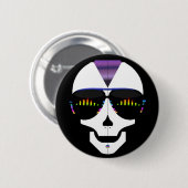 Skull Ronde Button 5,7 Cm (Voorkant /achterkant)