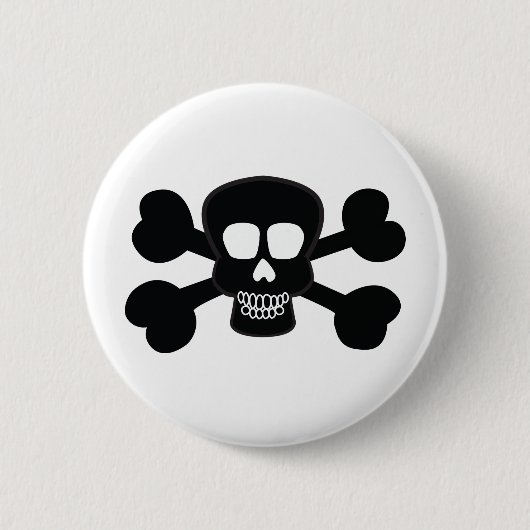 Skull Ronde Button 5,7 Cm (Voorkant)