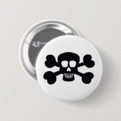 Skull Ronde Button 5,7 Cm (Voorkant /achterkant)