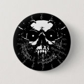 Skull Ronde Button 5,7 Cm (Voorkant)
